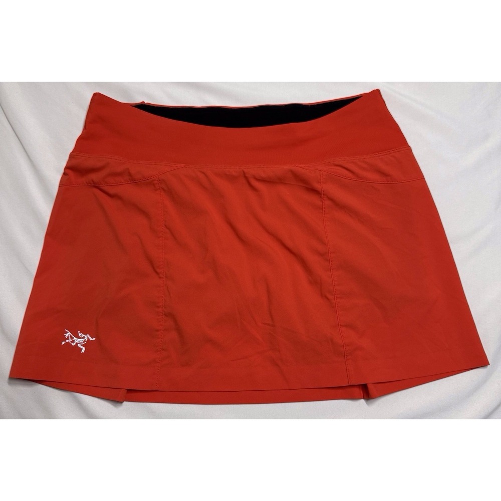 Arc'teryx Lyra Skort Red/Orange Hiking Outdoors Womens Size Small